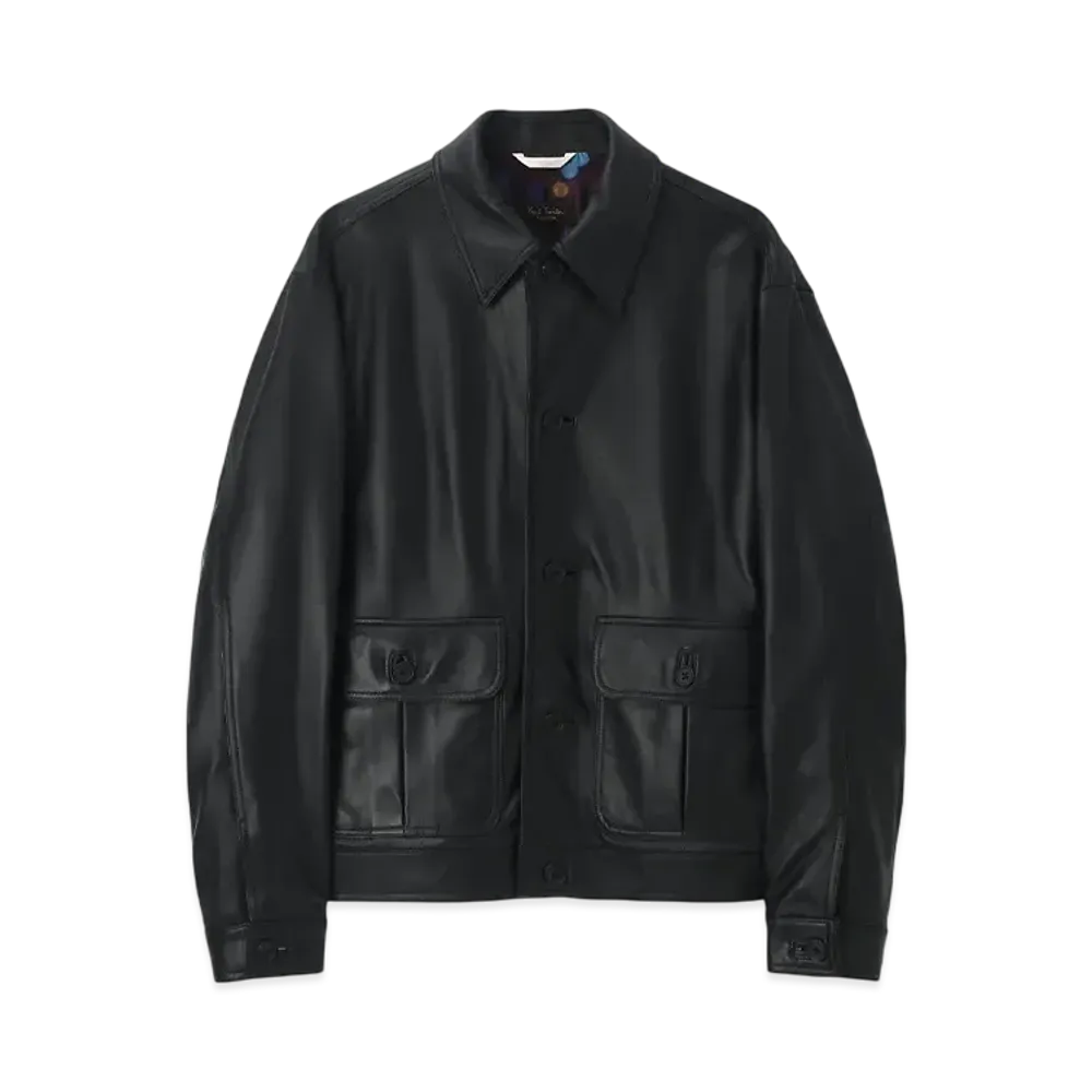Paul Smith Lambskin Blouson "Black"