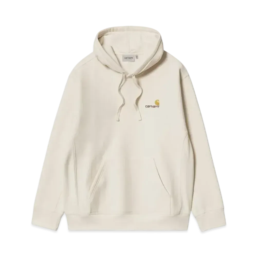 Carhartt WIP Hooded Americanscript Sweatshirt "Natural"