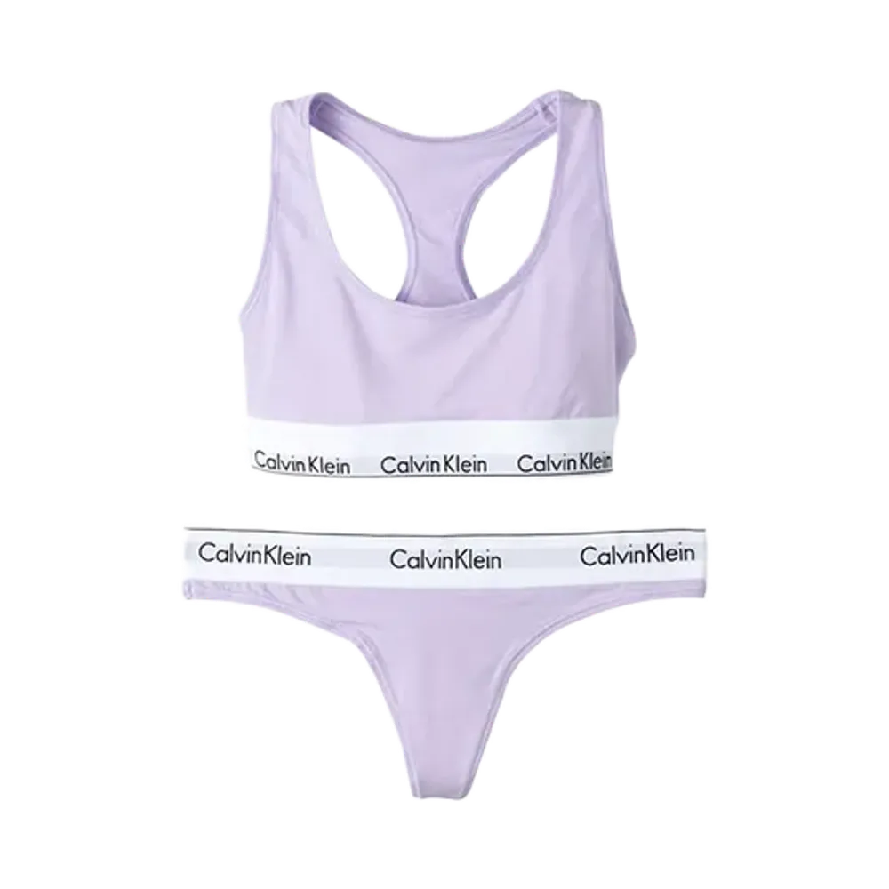 Calvin Klein Modern Cotton Bra/Shorts Set "Vervainlilac"