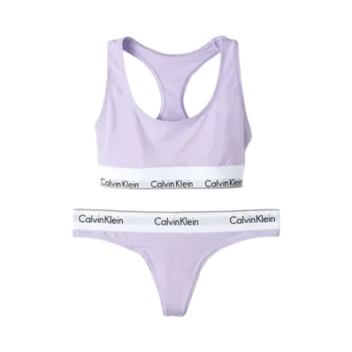 Calvin Klein Modern Cotton Bra/Shorts Set "Vervainlilac"