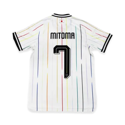 adidas Soccer Japan 2026 Away Authentic Jersey #7 Kaoru Mitoma "OffWhite/Black"