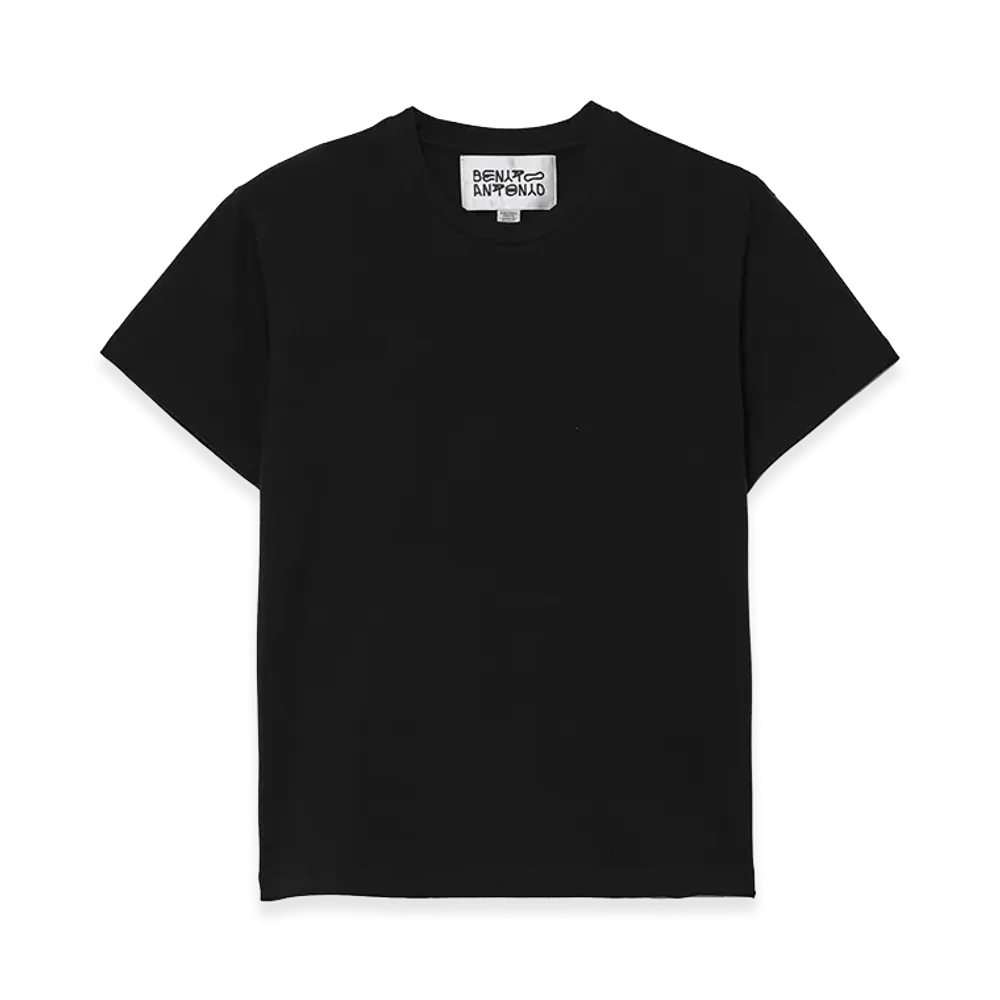 ZARA x Bad Bunny Benito Antonio Slim Cropped Fit Tee "Black"
