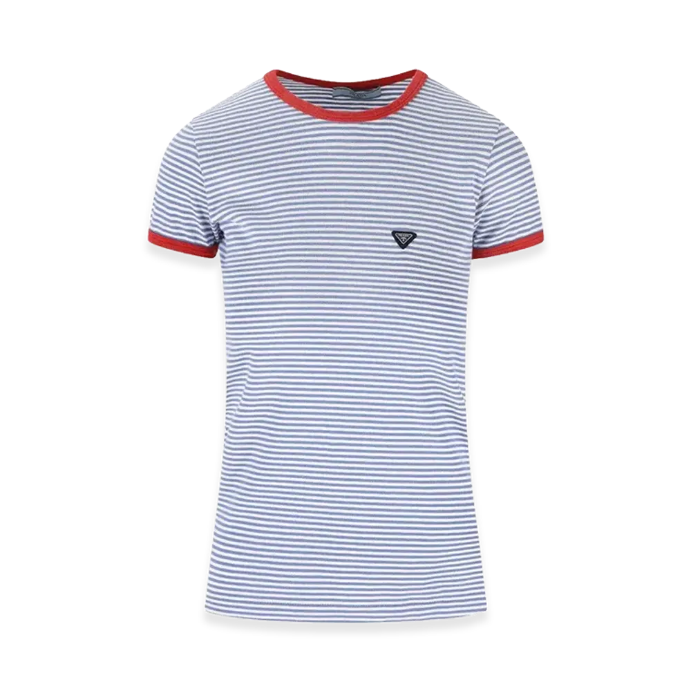 PRADA Women's Striped T-Shirt "Stripped"
