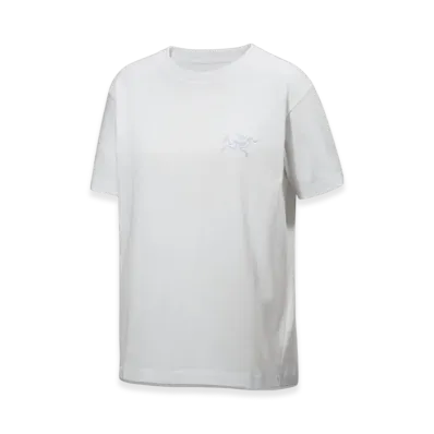ARC'TERYX Women's Kragg Cotton Little Bird Crew SS "White Light/White" X000008468