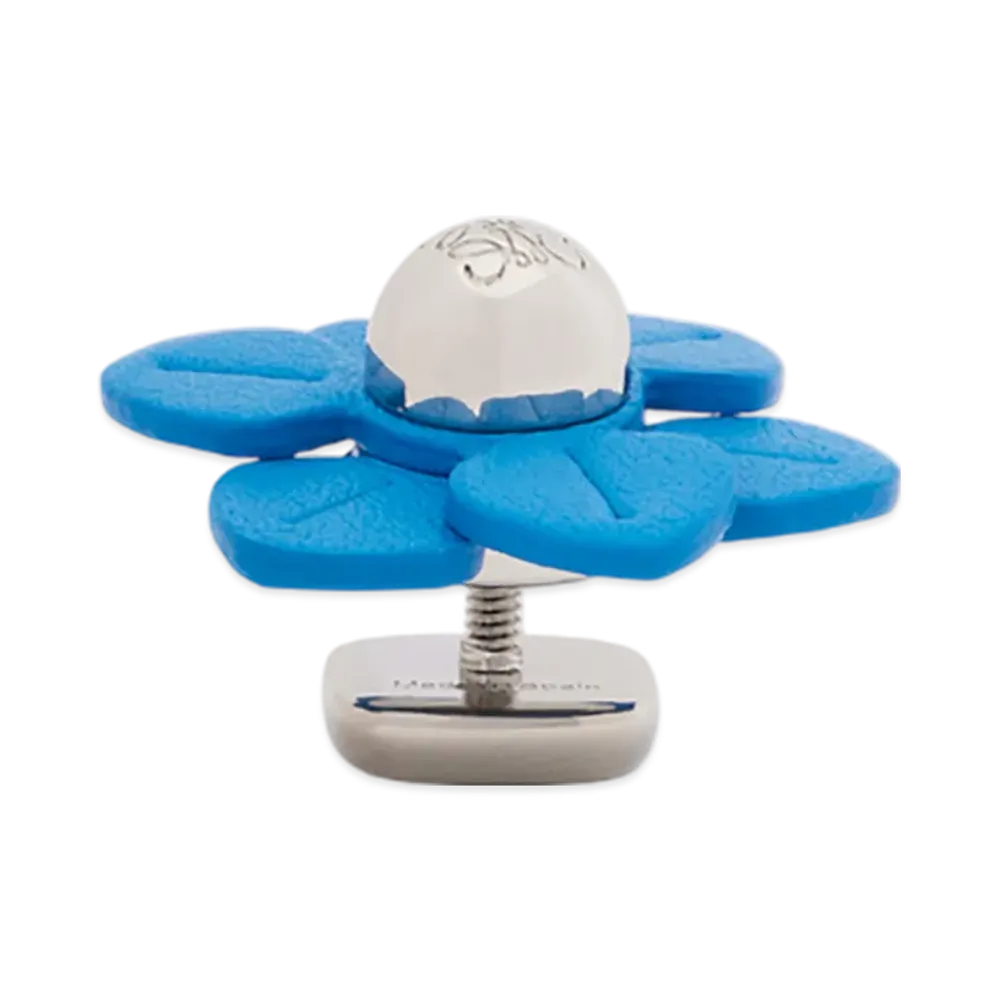 LOEWE Flower Pin "Blue"