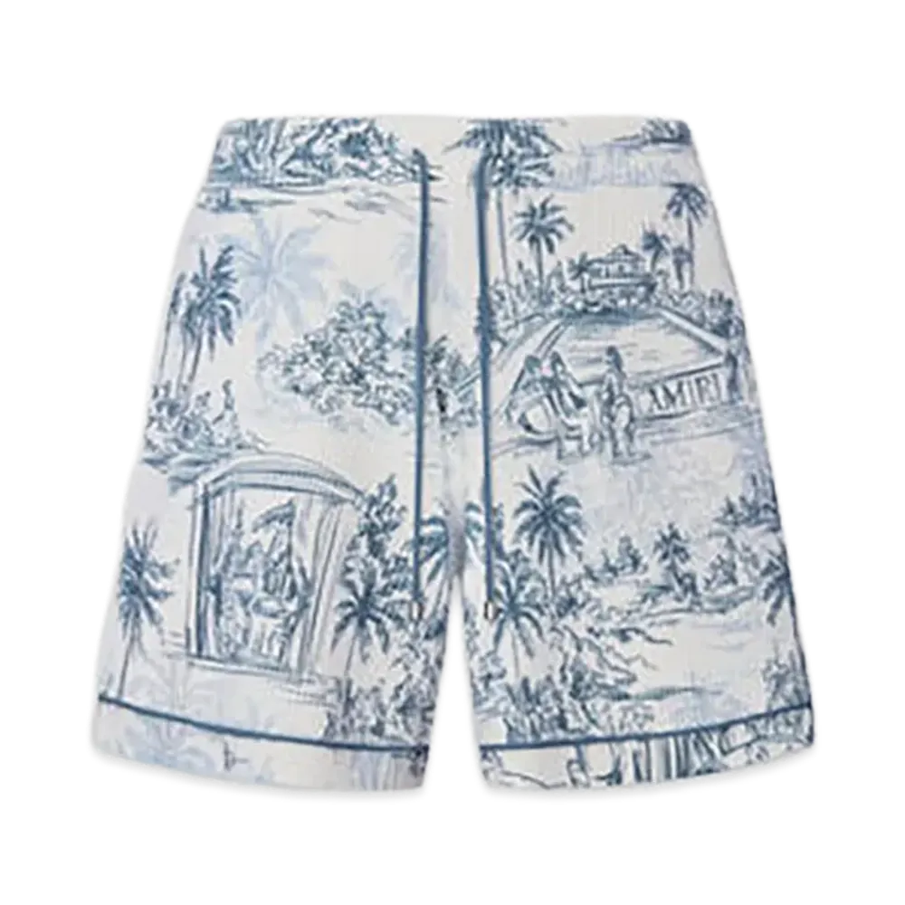 AMIRI Chateau Palms Short Pants "Alabaster"