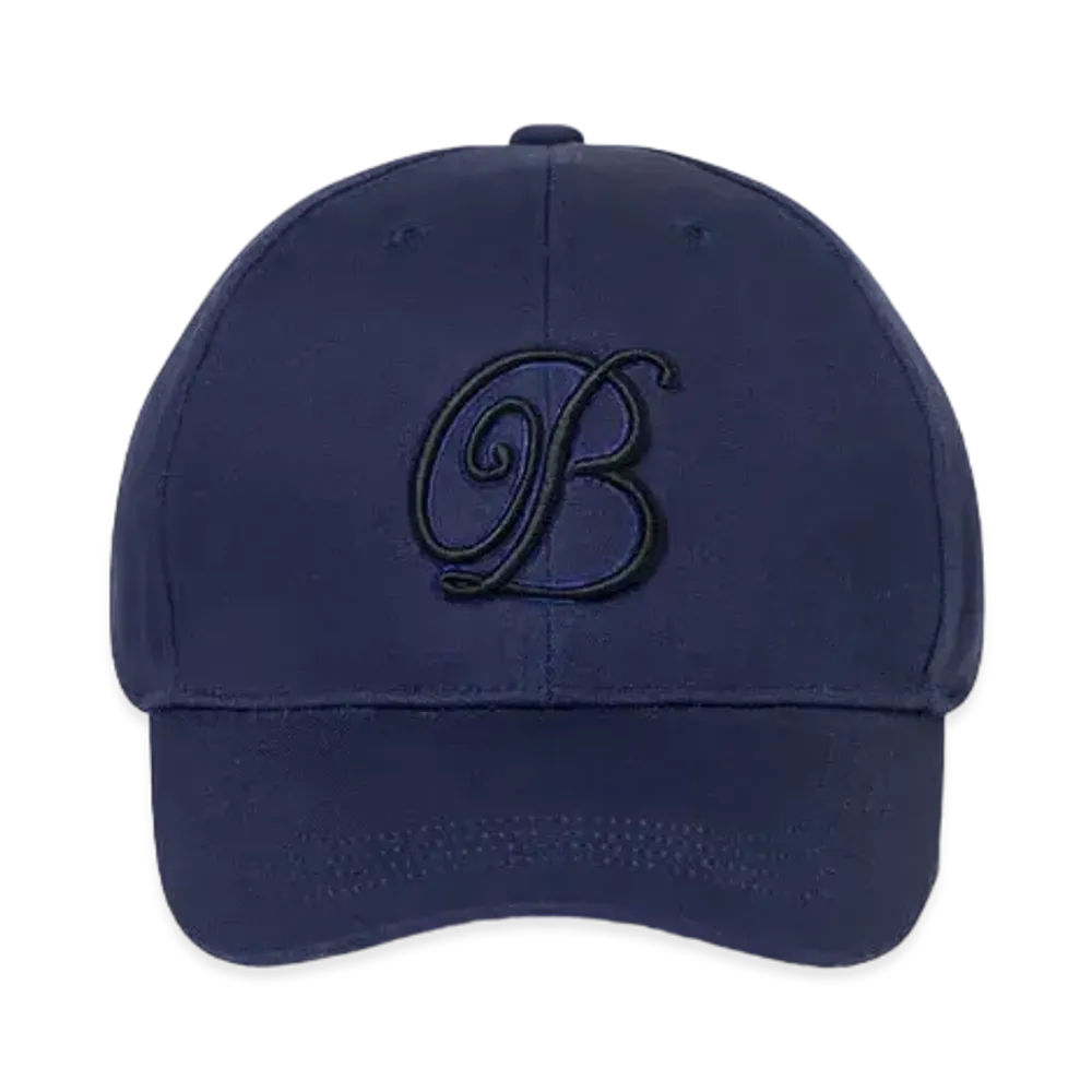 Black Eye Patch B Emblem Flexcap "Navy"