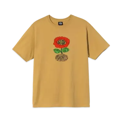 Stussy SUNFLOWER TEE "Khaki"