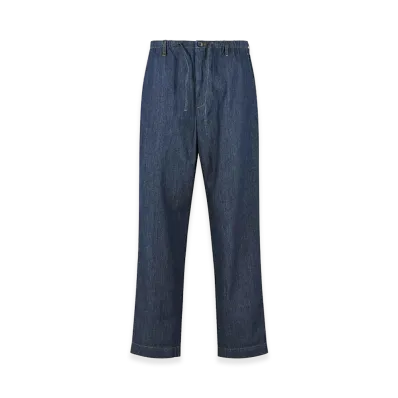 DRIES VAN NOTEN Penny Cotton Pants "Blue"