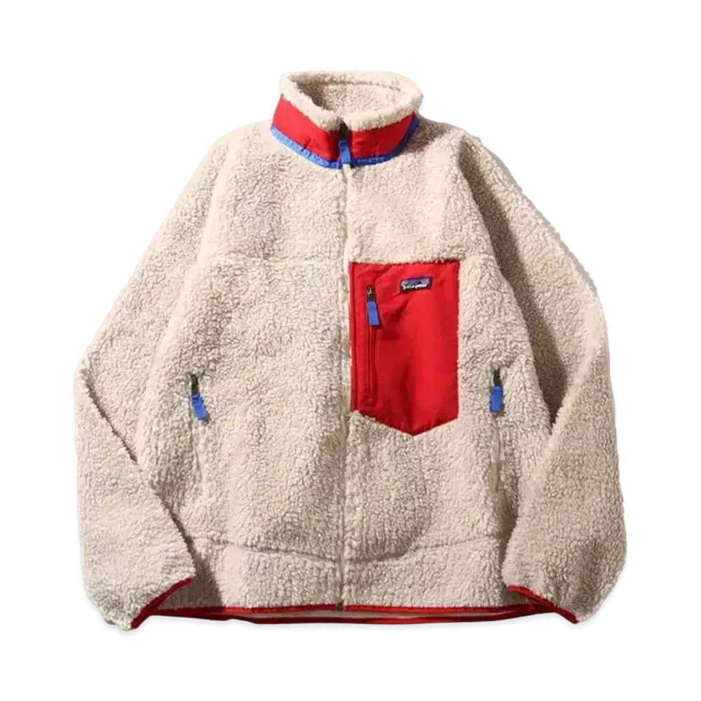 Patagonia Classic Retro-X Jacket "White/Red"