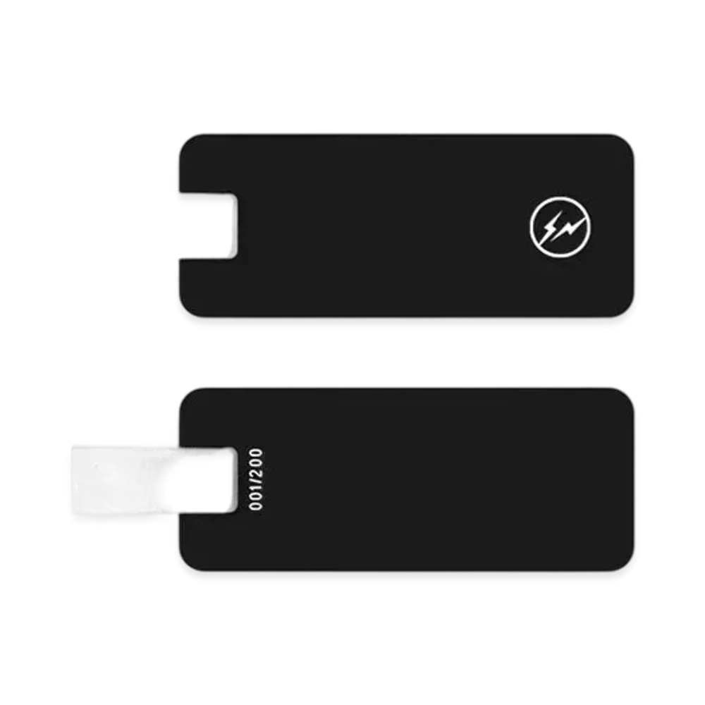 FRAGMENT CUSTOM DOUBLE SIDED Luggage Tag "Black"