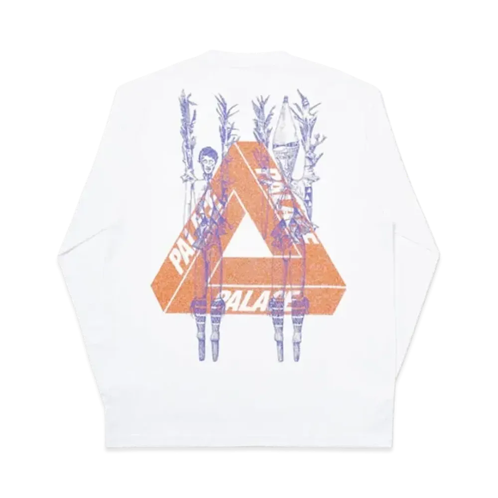 PALACE Pair Of Hippys Longsleeve "White"