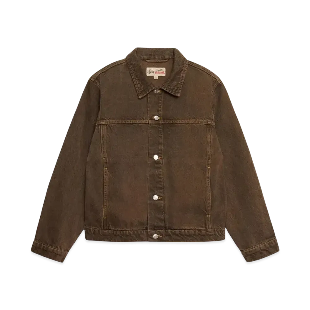 Stussy Trucker Jacket Denim "Mushroom"