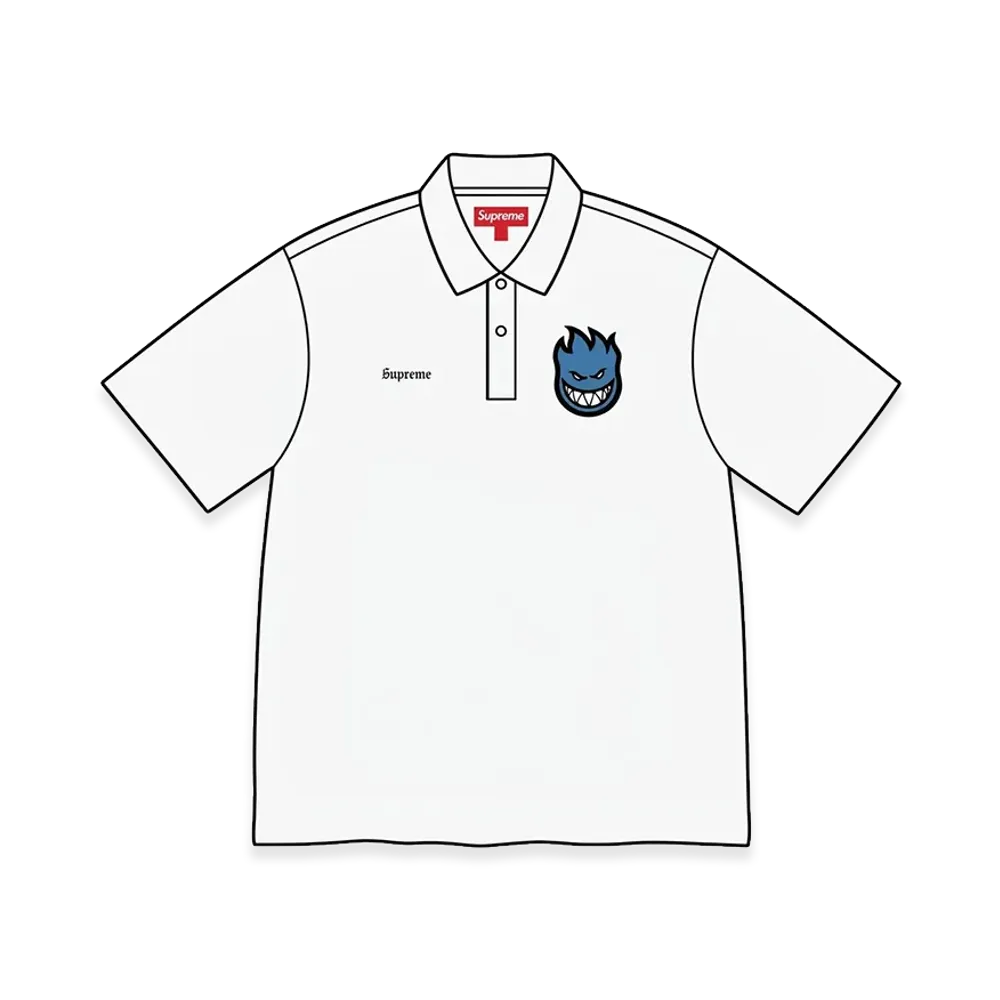 Supreme x Spitfire Polo "White"