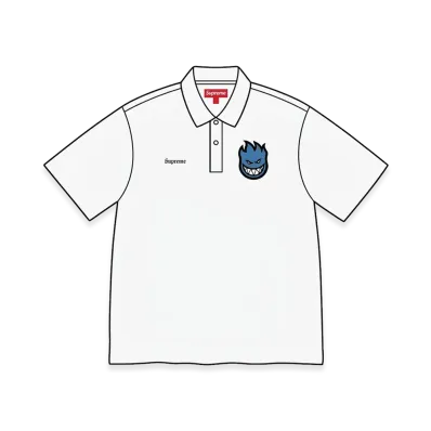 Supreme x Spitfire Polo "White"