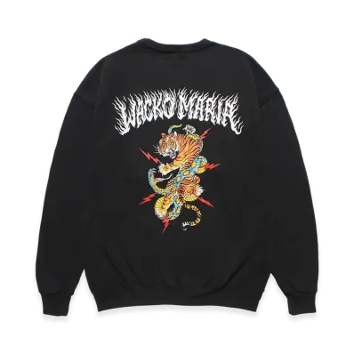 WACKO MARIA x Tim Lehi / Sweat Shirt "Black"