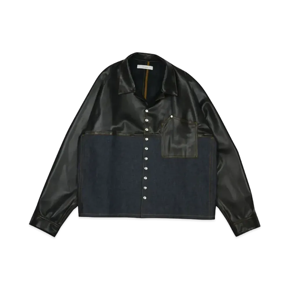 JieDa SWITCHING SNAP BUTTON SHIRT "INDIGO"