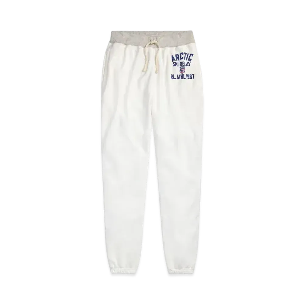 Polo Ralph Lauren Relax Fit Fleece Graphic Sweatpants "Natural"
