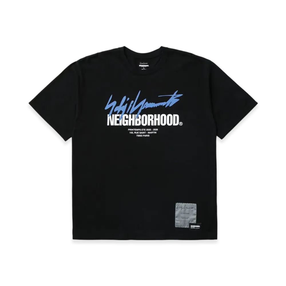 NEIGHBORHOOD x Yohji Yamamoto POUR HOMME Tee SS-2 "Black"