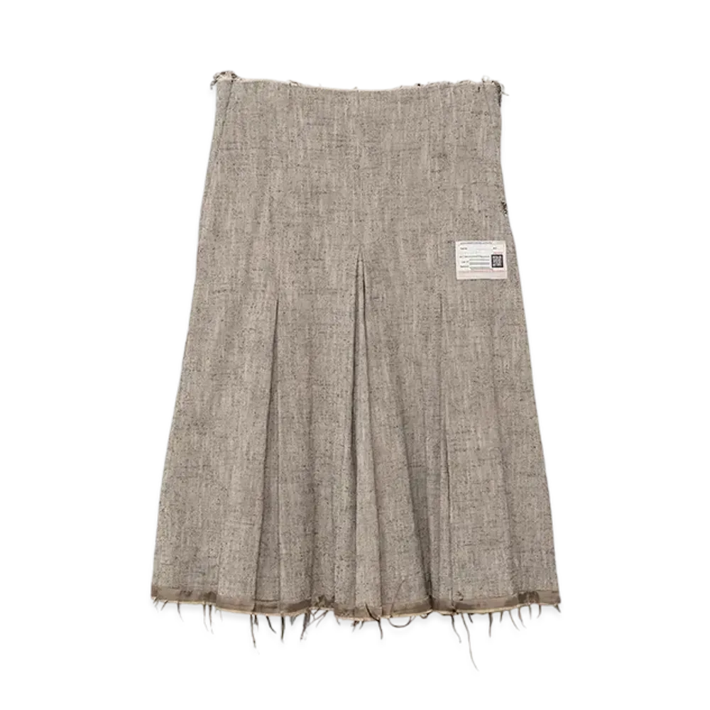 Maison MIHARA YASUHIRO Tweed Culotte Skirt "Ivory"