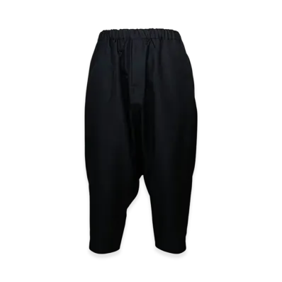 BLACK COMME des GARCONS Polyester Gabardine Pants "Black"