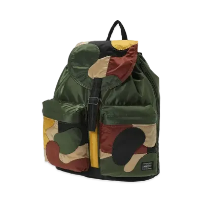 PORTER TANKER x MUTSU Back Pack "Camo"