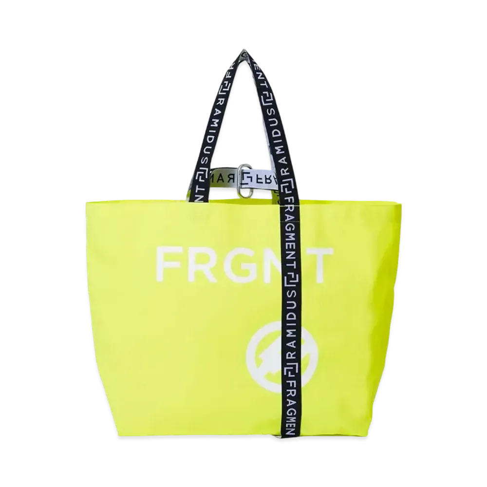 FRAGMENT x RAMIDUS TOTE BAG (LL) "Yellow"