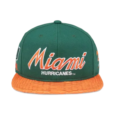 Just Don Miami Hurricanes Cap "Green"