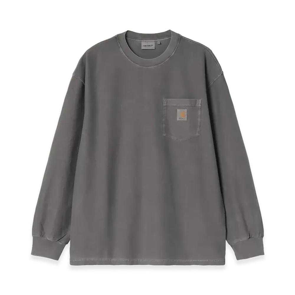 Carhartt WIP L/S Loose Pocket T-Shirt "Black/Garment Dyed"