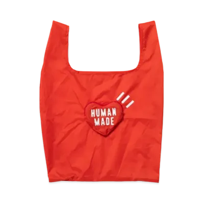 HUMAN MADE Packable Nylon Tote "Red"