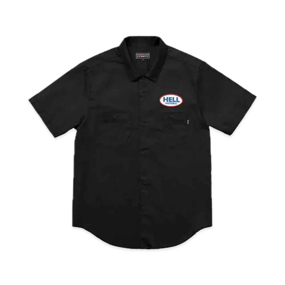 Supreme x HYSTERIC GLAMOUR S/S Work Shirt "Black"