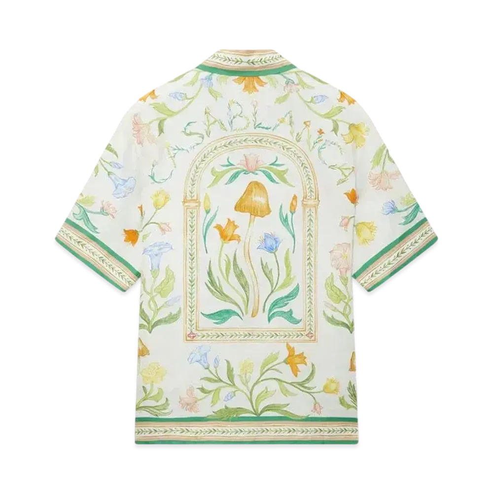 Casablanca L'Arche Fleurie Silk Shirt "Multi"