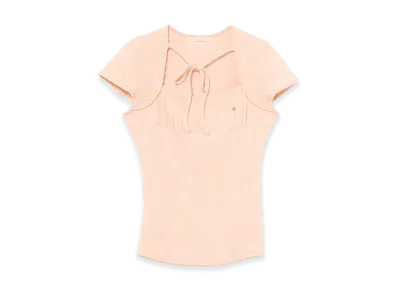 ANDMARY Women's Kiki Ribbon Tops "Baby Pink"