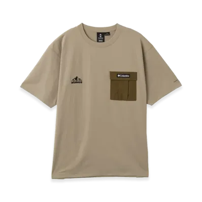 atmos x Columbia Pocket T-shirt "Brown"
