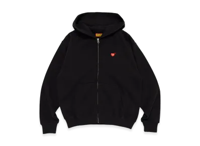 HUMAN MADE Classic Zip-Up Hoodie "Black"
