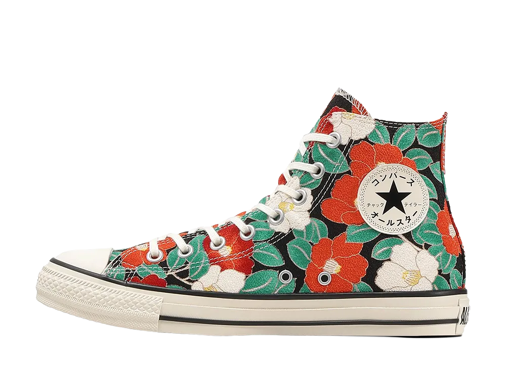 Ippuya × Converse All Star WF Hi "Black/Red" (ABC-MART Exclusive)