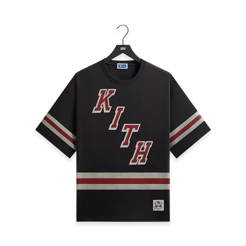 Kith x The New York Rangers Retro Centennial Bishop Tee "Black"