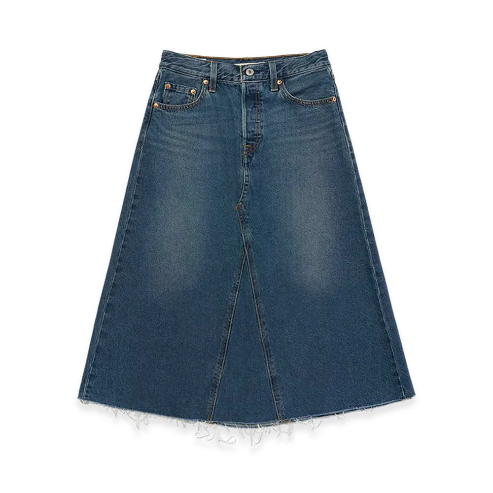 Levi's A-Line Denim Skirt "Medium Indigo"