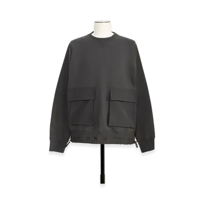 sacai Cotton Jersey Pullover "Gray"