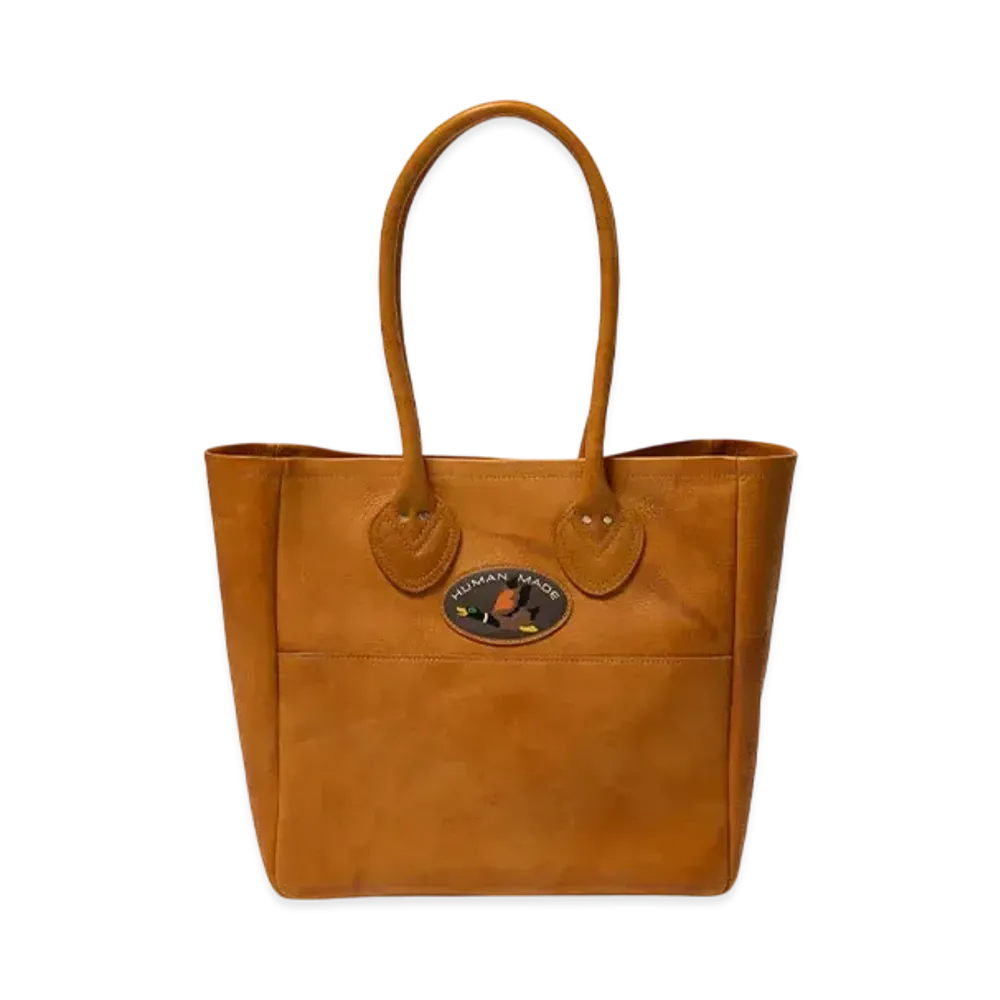 HUMAN MADE Leather Tote "Brown"