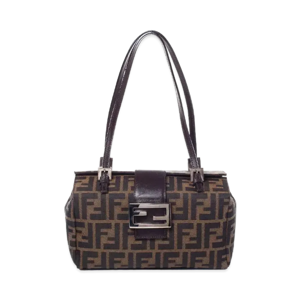 FENDI Zucca Small Handbag Tobacco "Brown"
