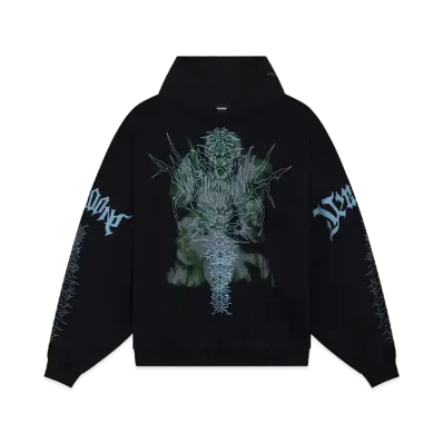 WE11DONE Skull Hoodie "Black"
