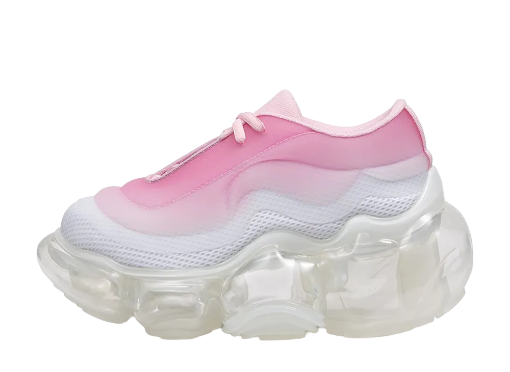 grounds Women's MOOPIE FAM "Pink Gradation/Clear"