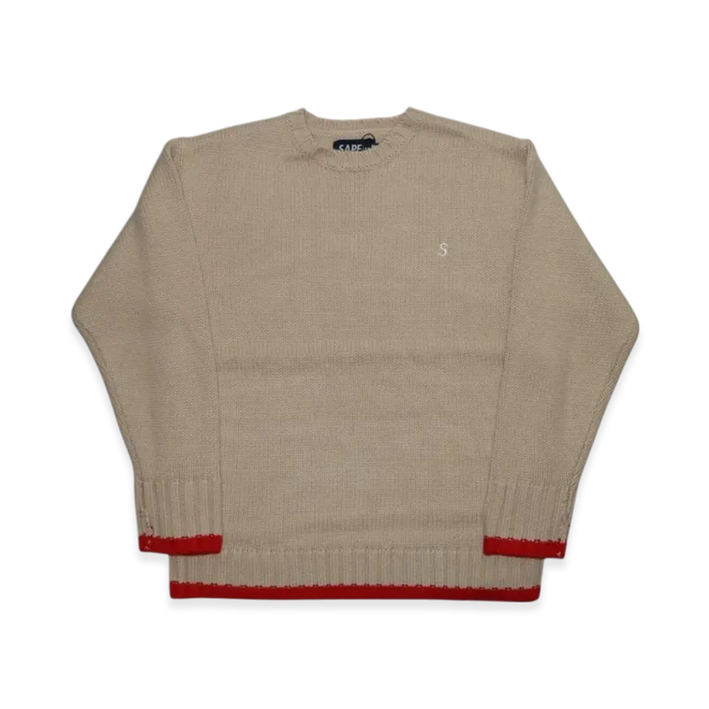 SAPEur Crew Neck Knit "Beige"