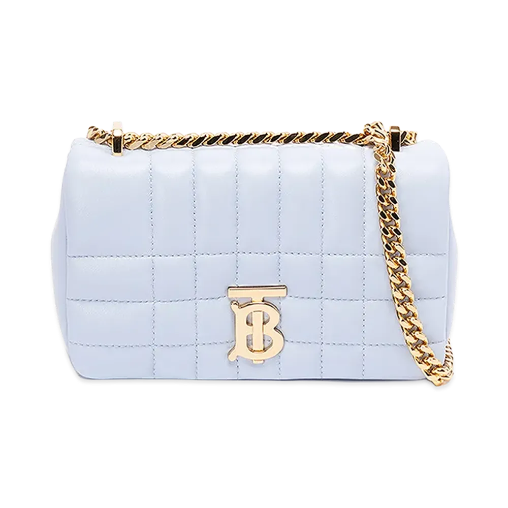 Burberry Women's Mini lola Clutch Bag "Light Blue"