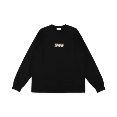 WIND AND SEA Tiger Front Sea L/S Tee "Black"