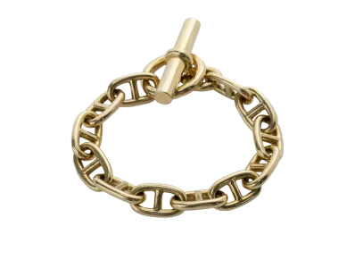 Hermes 60-70's Chaine d'Ancre GM / YG Bracelet "Yellow Gold"