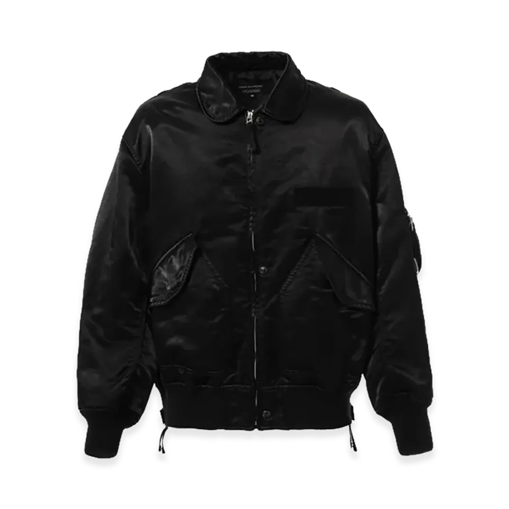 COMME des GARCONS HOMME Cotton Nylon Twill Over Dye Militaly Jacket "Black"