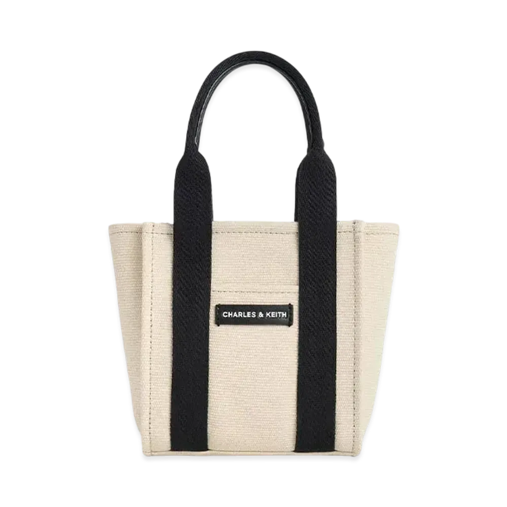 CHARLES & KEITH Minikei Striped Tote Bag "Multi"