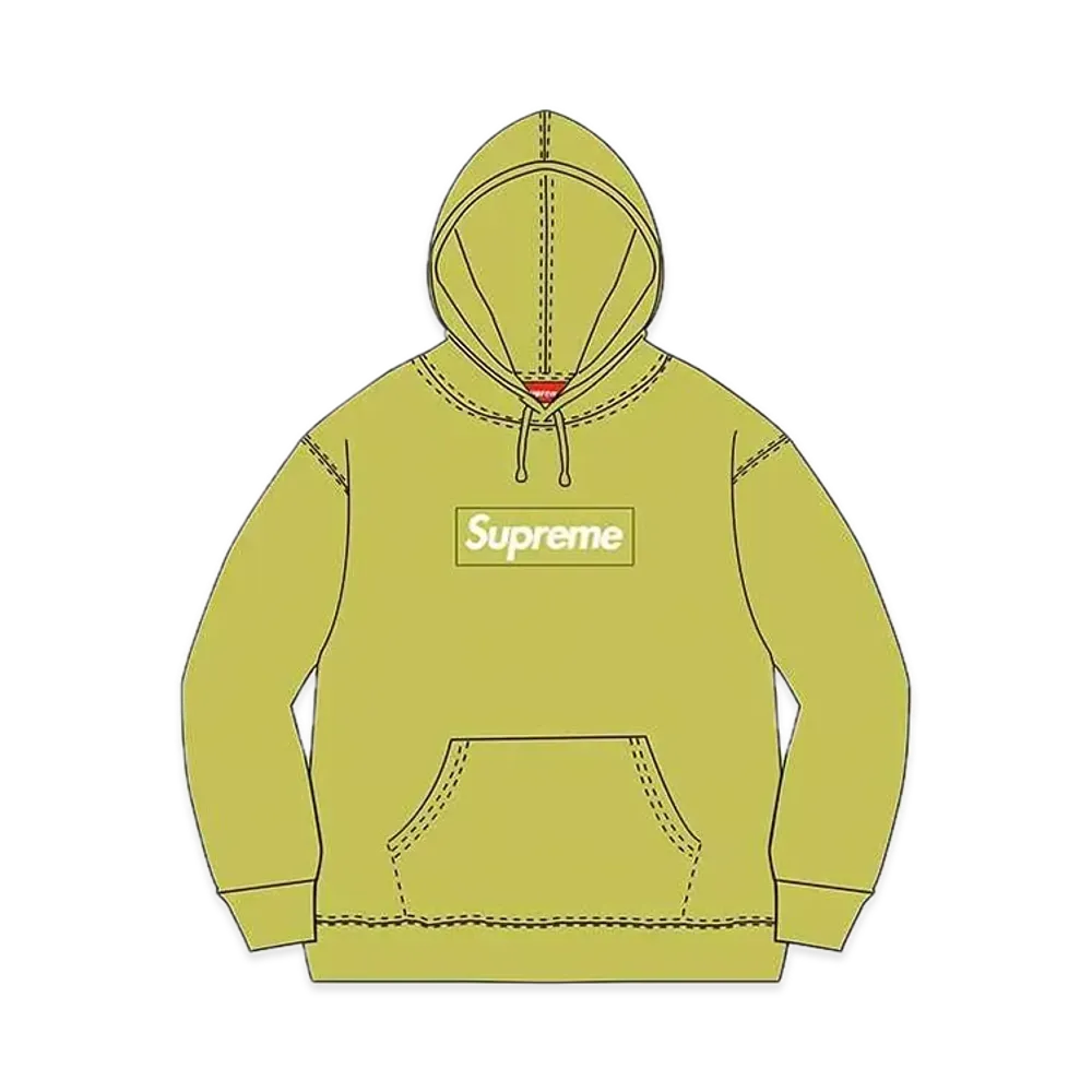 Supreme Box Logo Hooded Sweatshirt "Acid Green" (12FW)